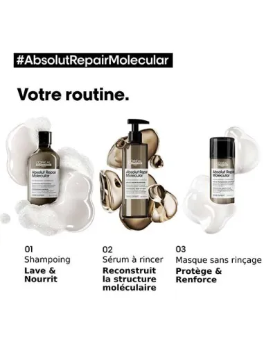 Masque Sans Rinçage Absolut Repair Molecular L'Oréal Pro-prendsoinsdetesveuch.com
